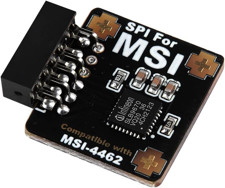 NewHail TPM2.0 Modul TPM SPI 12Pin Modul mit infineon SLB 9670 für MSI Motherboard kompatibel mit TP