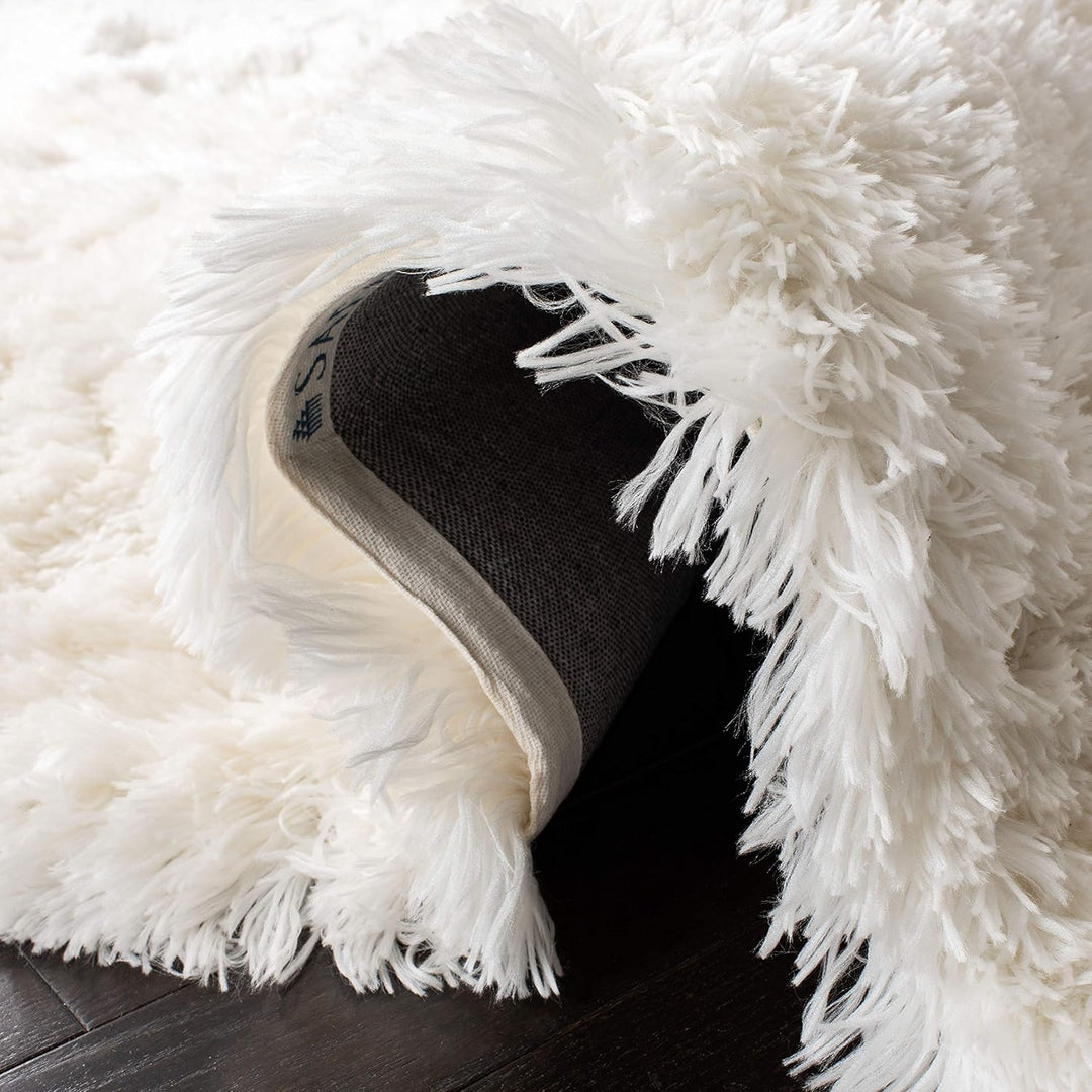 SAFAVIEH Zottelig Teppich für Wohnzimmer, Esszimmer, Schlafzimmer - Artic Shag Collection, Hoher Flo