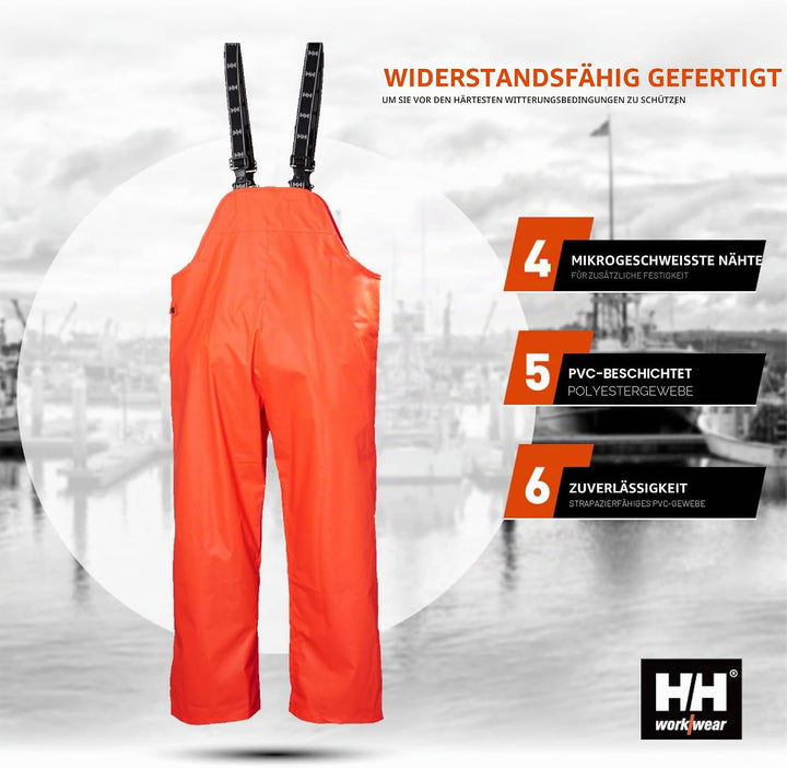 Helly Hansen Workwear Mandal Latzhose 3XL Dunkelorange, 3XL Dunkelorange