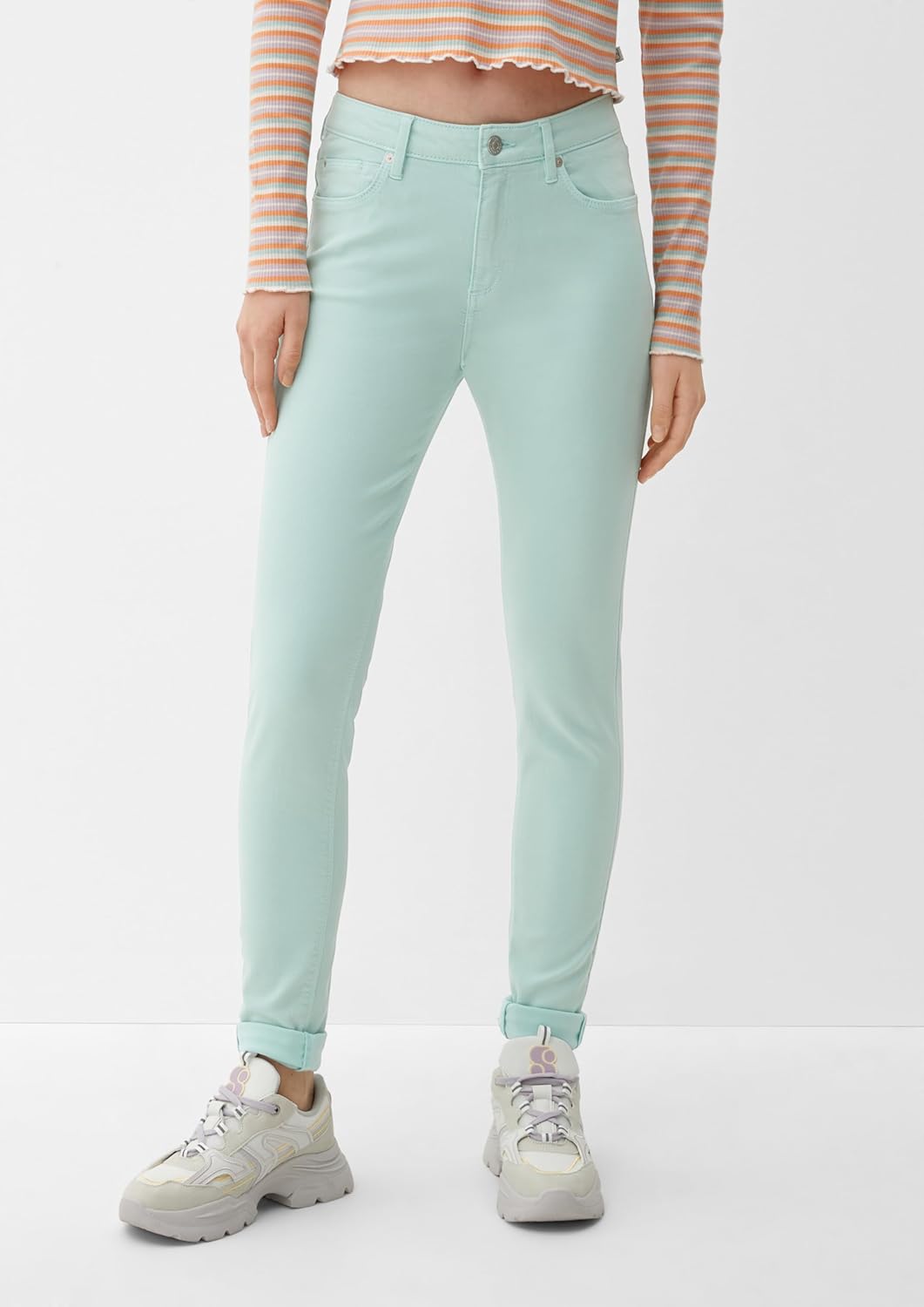Q/S by s.Oliver Damen Jeans-Hose, lang 32W / 30L Blue Green, 32W / 30L Blue Green
