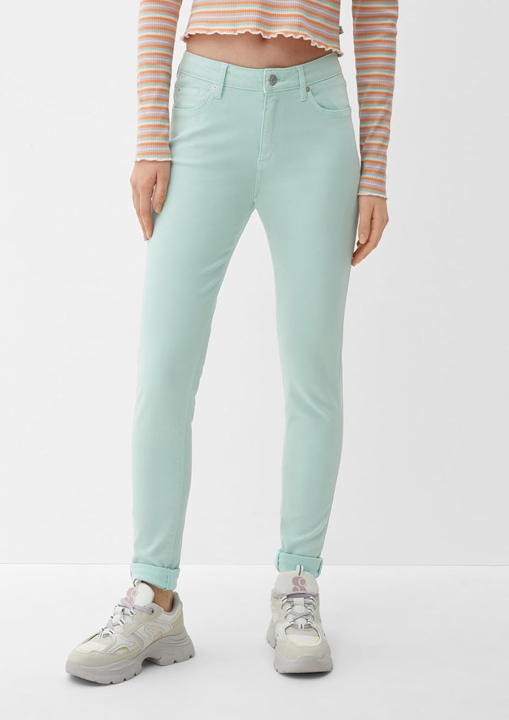 Q/S by s.Oliver Damen Jeans-Hose, lang 32W / 30L Blue Green, 32W / 30L Blue Green
