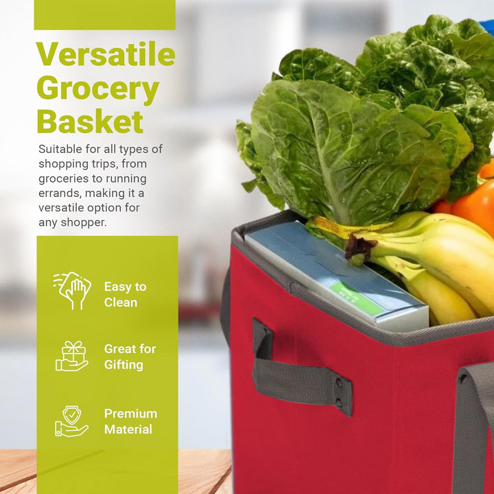 meori Reusable Grocery Basket Collapsible Farmer&