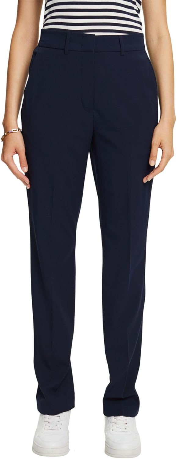 ESPRIT Damen Hose 30W / 28L 400/Navy, 30W / 28L 400/Navy