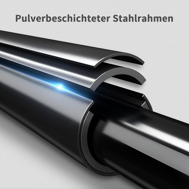 HOMCOM Dip Barren Bars 2er Set Rutschfest Dip Station 80-100 cm Höhenverstellbar Fitness Parallettes