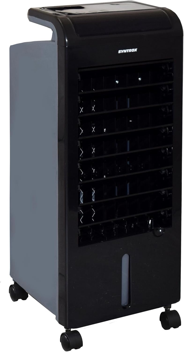 Syntrox Germany 4 in 1 Luftkühler Luftbefeuchter Lufterfrischer und Ventilator mit Touch Panel und F