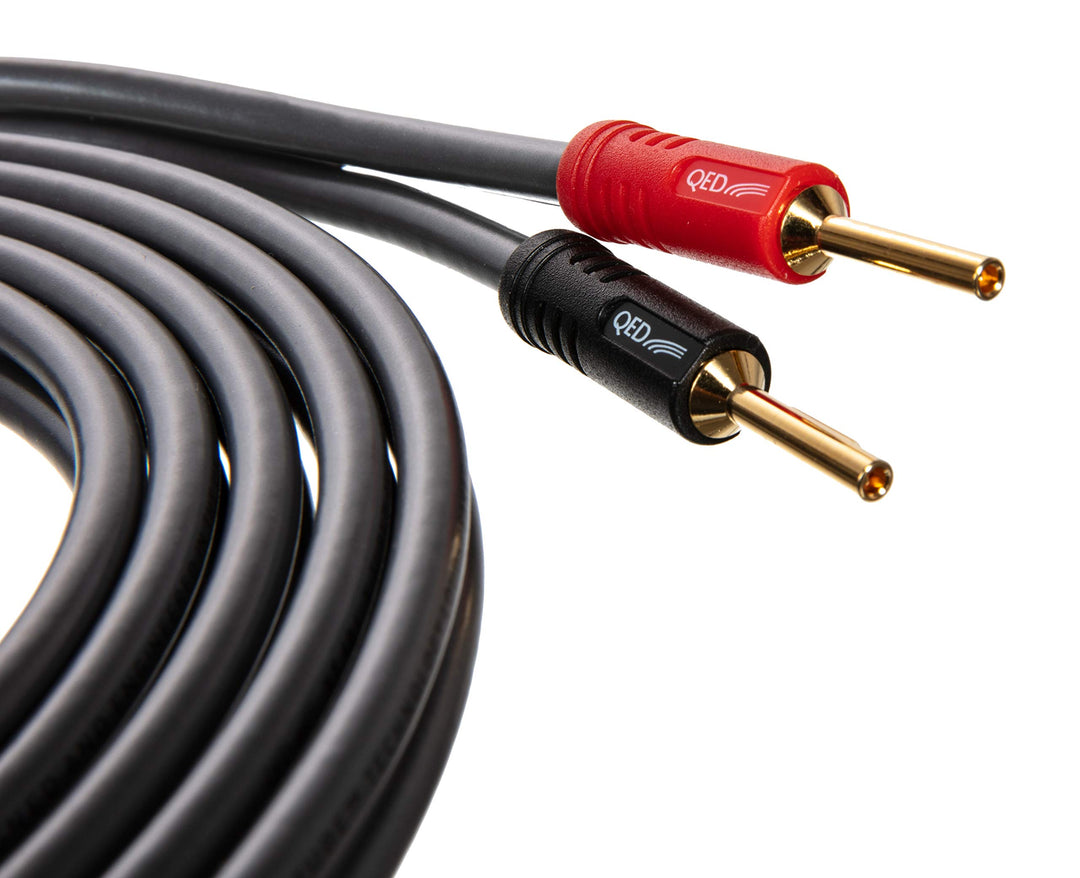 QED XT40i Lautsprecherkabel mit X-Tube-Technologie, 2 m, 2 m 2m Terminated Pair, 2m Terminated Pair