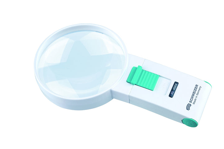 ÖKOLUX plus mobil Handleuchtlupe - 8 D / 3-fach / 85 mm / 6500 K