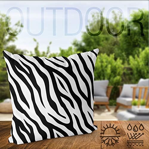 VOID Zebramuster gestreift Kissenbezug Kissenhülle Sofakissen Kissen Deko Outdoor-Kissen Dekokissen,