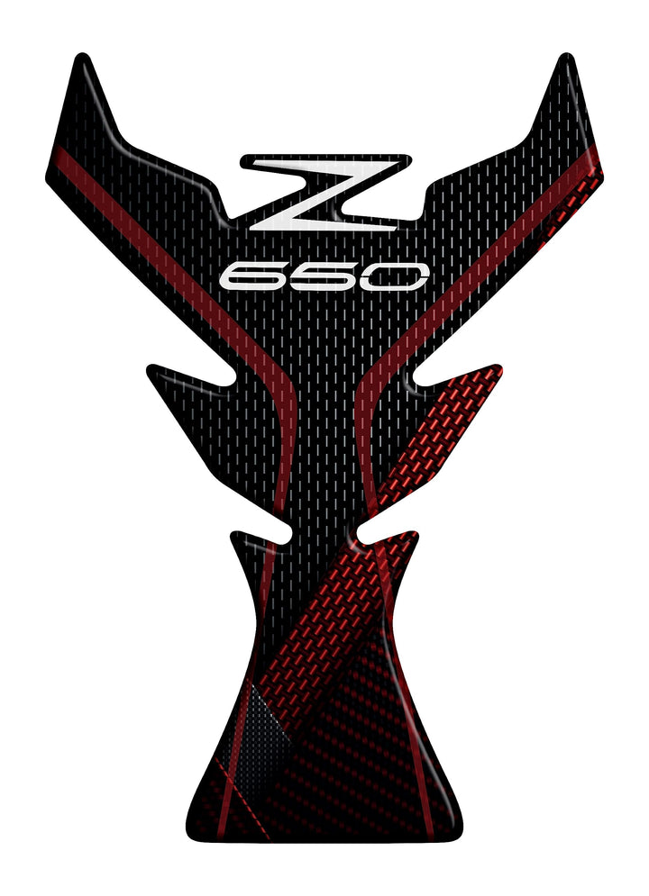 Paraserbatoio.it Aufkleber aus Harz, 3D-Effekt, kompatibel mit Kawasaki Z650 (Metallic Spark Black -