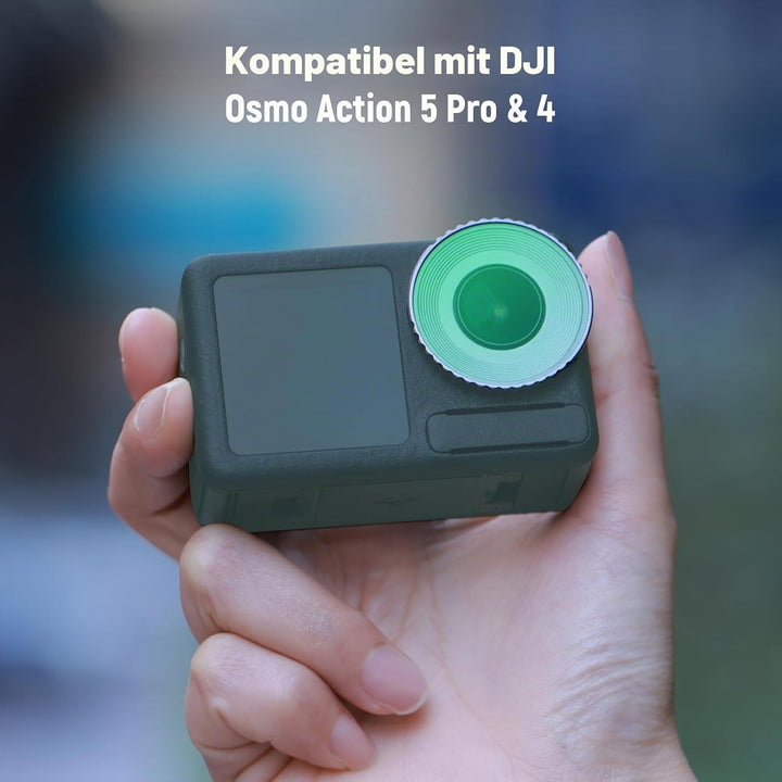 NEEWER Black Diffusion 1/4 Filter, Kompatibel mit DJI Osmo Action 5 Pro und 4, mehrfach beschichtete
