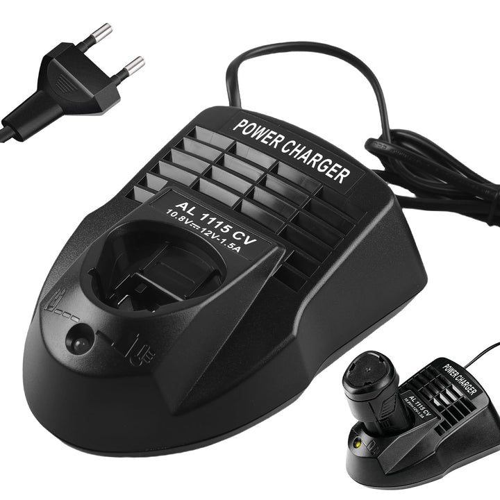 12V Akku Ladegerät für Bosch, Li-ion Ladegerät für Bosch Professional, AL1115CV Akkus Schnellladeger
