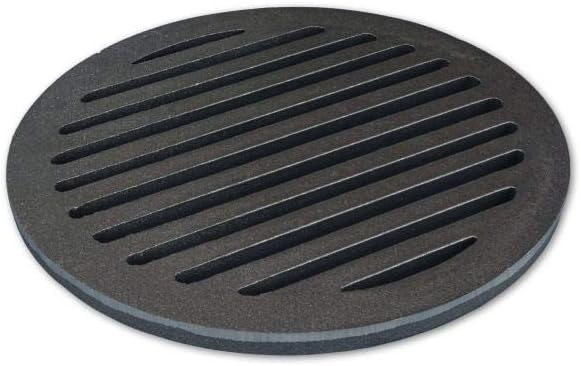 Grillrostprofi Ascherost - Feuerrost - Kohlerost - Kaminrost in Premium-Qualität, Gusseisen, rund, D