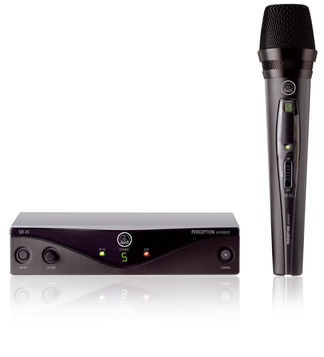 AKG wms45 V-a System HF schwarz Gesangsset, Gesangsset
