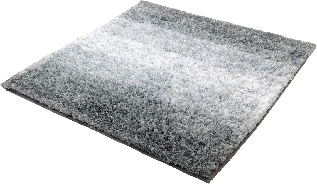 Kleine Wolke Oslo Badteppich, 100% Polyester, Platin, 60 x 60 cm WC 60 cm x 60 cm Platin, 60 cm x 60
