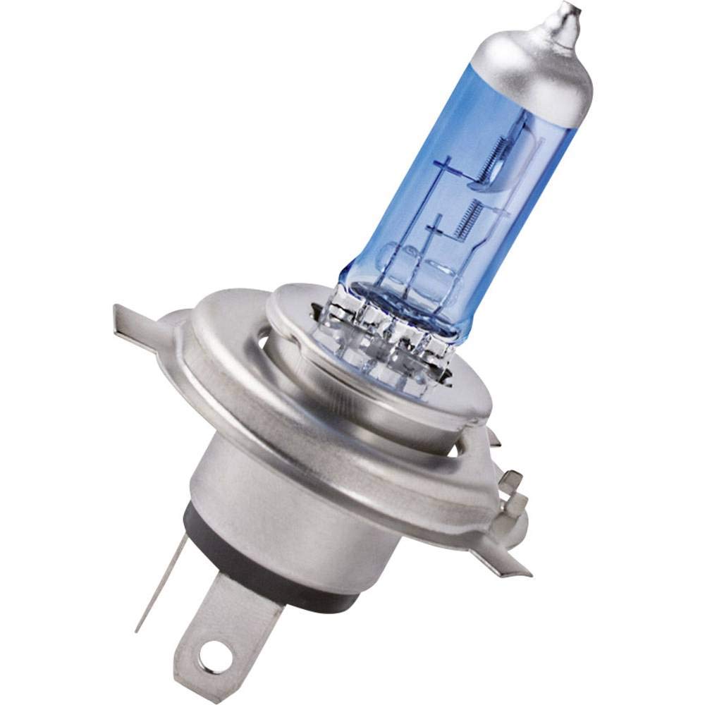 Philips 12342CVUBW Crystalvision Ultra Moto H4 Motorrad-Scheinwerferlampe, 1 Stück H4 Single, H4 Sin