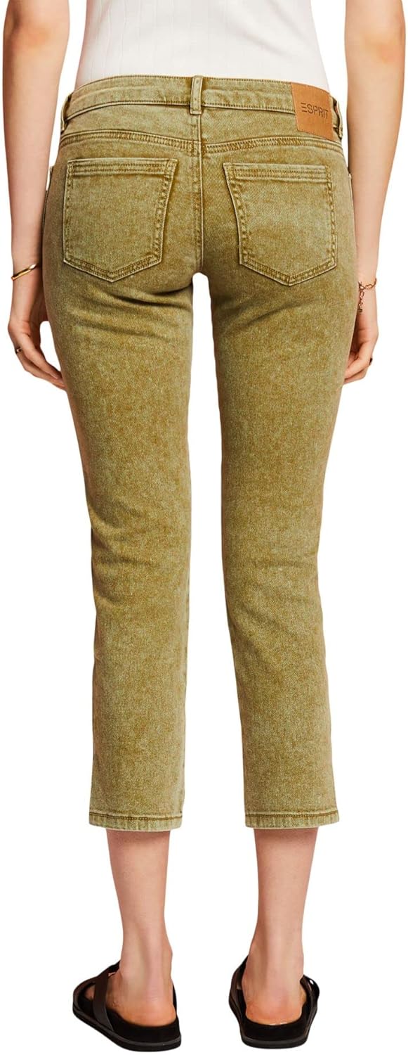 edc by Esprit Capri-Hose aus Twill 25W / 28L 325/Pistachio Green, 25W / 28L 325/Pistachio Green
