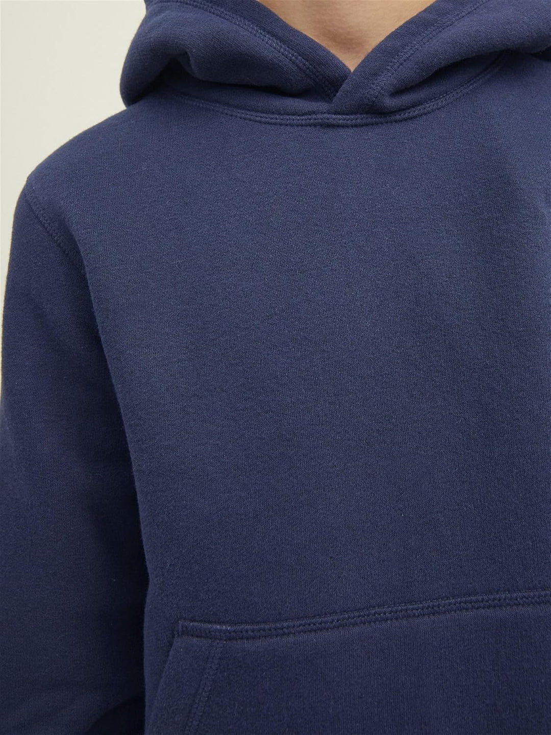 JACK & JONES Boy's JCOCLASSIC Waffle Sweat Hood SN JNR Kapuzenpullover 128 Navy Blazer, 128 Navy Bla