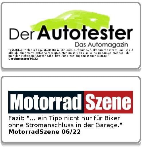 AGT Akku Kompressor: Smarte Akku-Luftpumpe mit OLED-Display; bis 120 psi; Bluetooth und App (Auto Lu