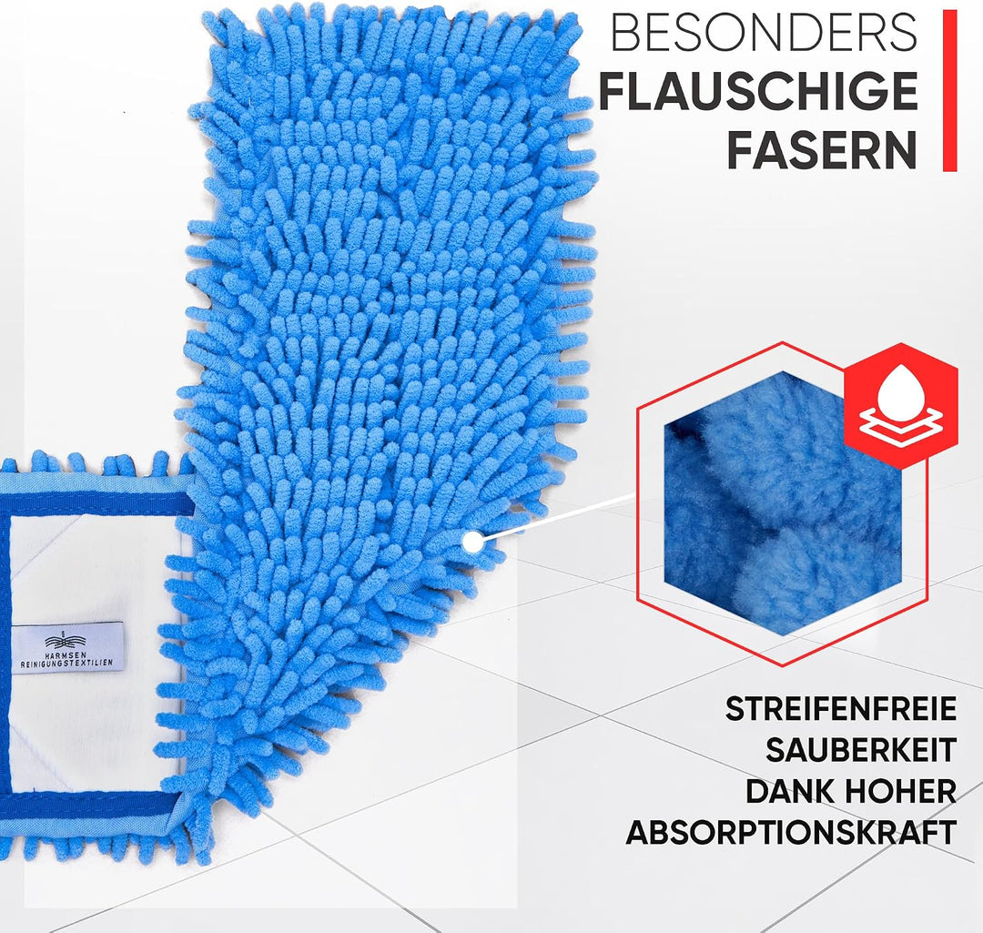 Wischmopp Bezug für Nass &amp; Trockenreinigung - Bodenwischer, Wischbezug von WOWtowelz – 50 cm Variant