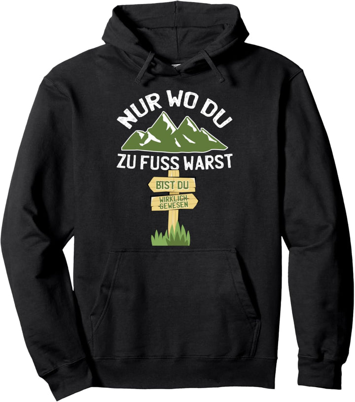 Bergsteiger, Kletterer Sprüche-Design I Bergsteigen Motiv Pullover Hoodie