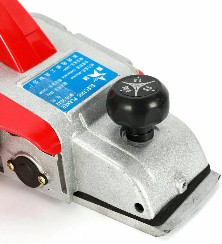 SHZICMY Elektrohobel 1300W 13000 U/min Balkenhobel Stufenhobel Hobelmaschine Elektrischer Holzhobel