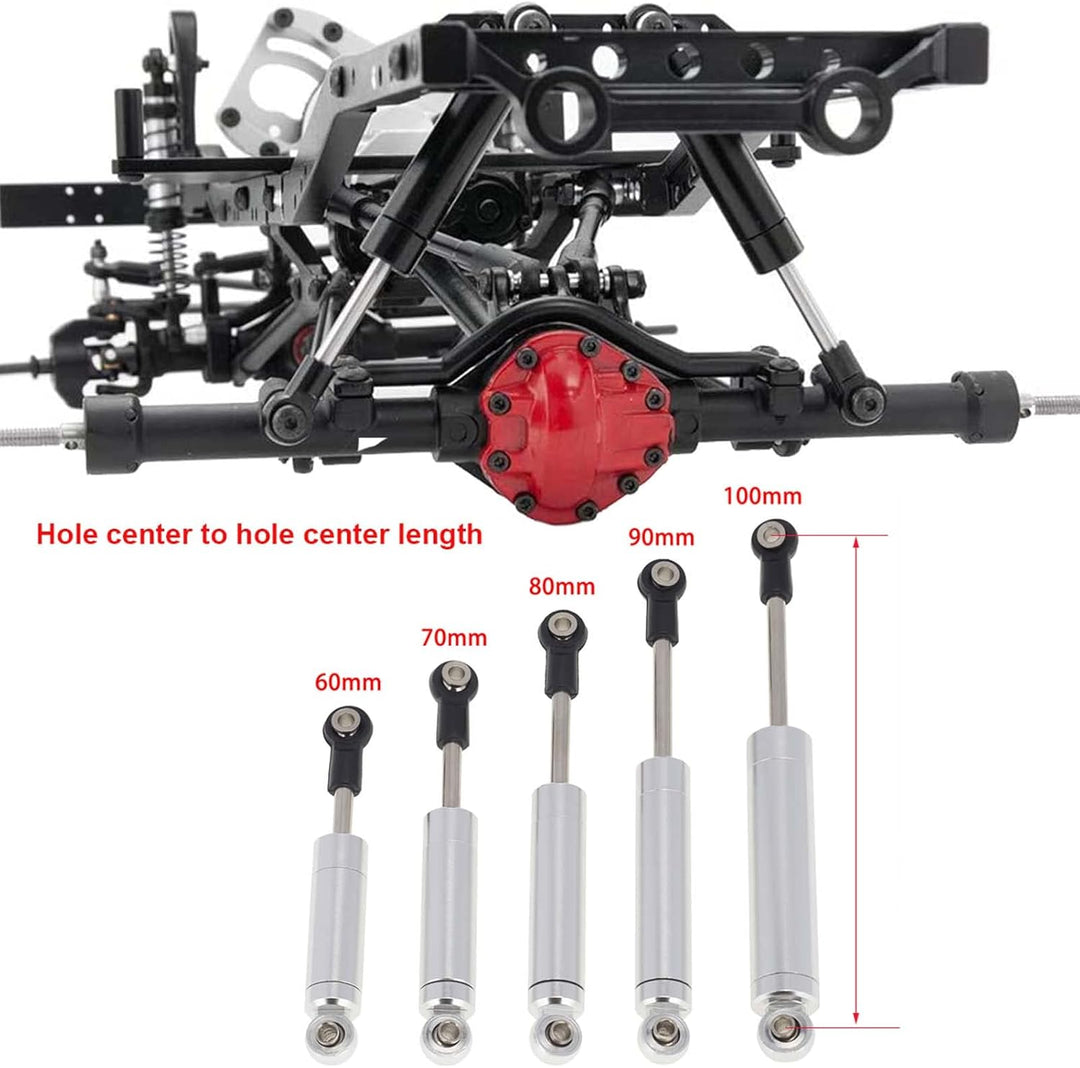 KEEDA 4 Stück Eingebauter Frühling Stossdämpfer RC Auto Dämpfer, Ersatzteil für 1/10 RC Crawler Auto