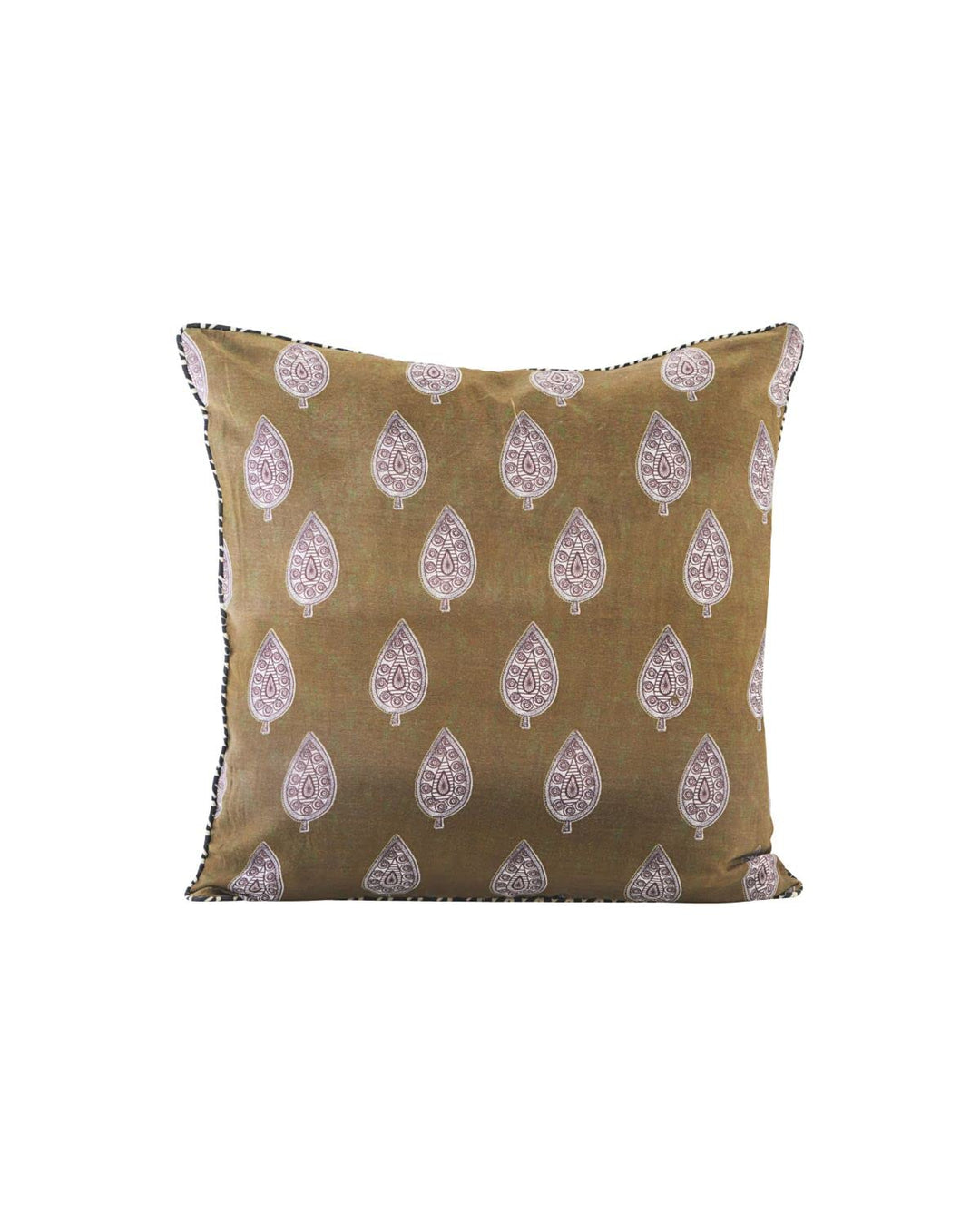 House Doctor Kissenbezug, Parsley, 50 cm, Stahl, Faux Leder, Schaum, Beige, l: 60 cm, b: 60 cm