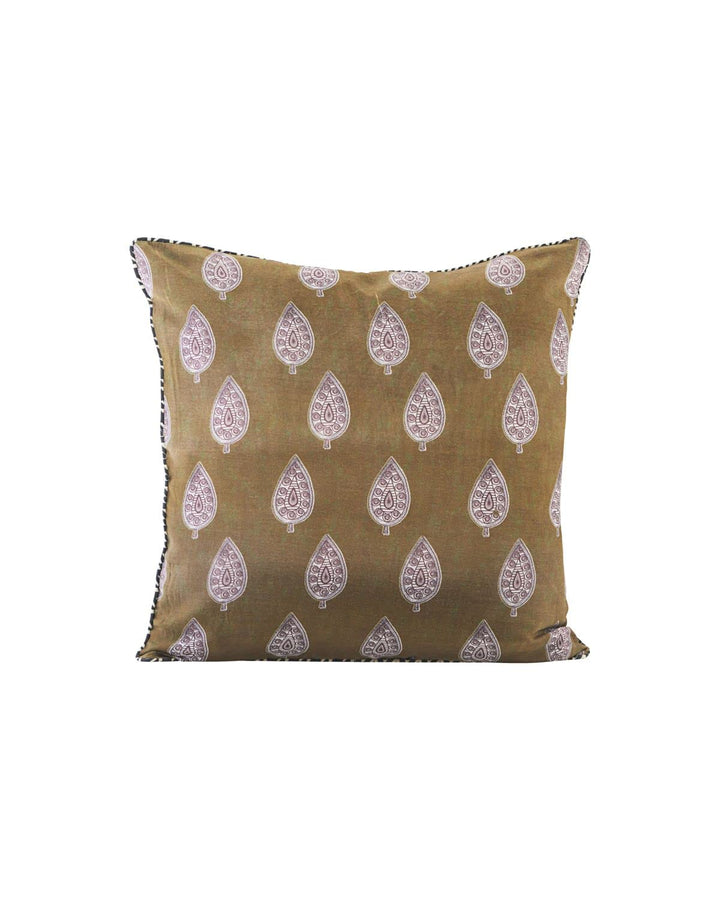 House Doctor Kissenbezug, Parsley, 50 cm, Stahl, Faux Leder, Schaum, Beige, l: 60 cm, b: 60 cm