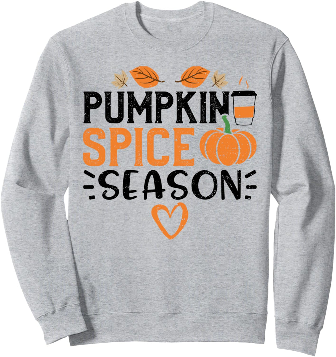 Herbst: Pumpkin Spice Season - Kürbis Sweatshirt
