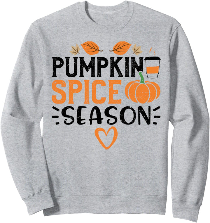 Herbst: Pumpkin Spice Season - Kürbis Sweatshirt