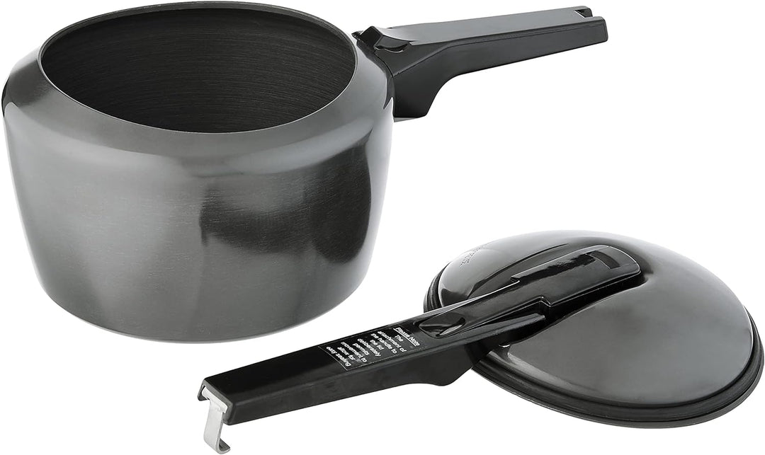 Hawkins Harteloxierter Schnellkochtopf, 3 Liter, Schwarz 3 Litre, 3 Litre