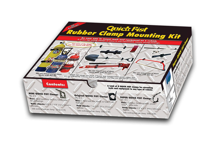 Quick Fist® Klemm-Montagesatz, 8-teilig 1-(Pack), 1-(Pack)