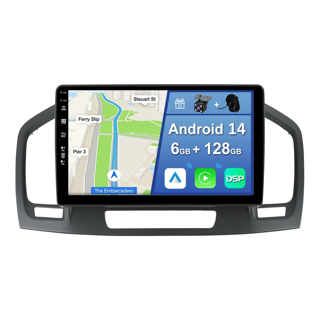 [6GB+128GB] Android 14 Autoradio für Opel Holden Insignia(2008-2014)-[Integriertes CarPlay/Android A