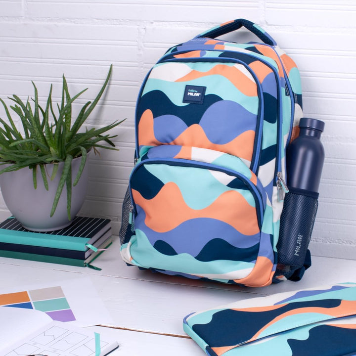 MILAN Unisex Kinder The Fun Blau Rucksack, bunt, L