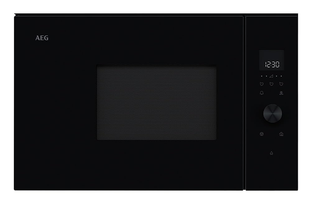 AEG Einbau-Mikrowelle Serie 6000 mit Steam Set - 60 cm - 17 L Garraum - Touch-Bedienung - Display mi