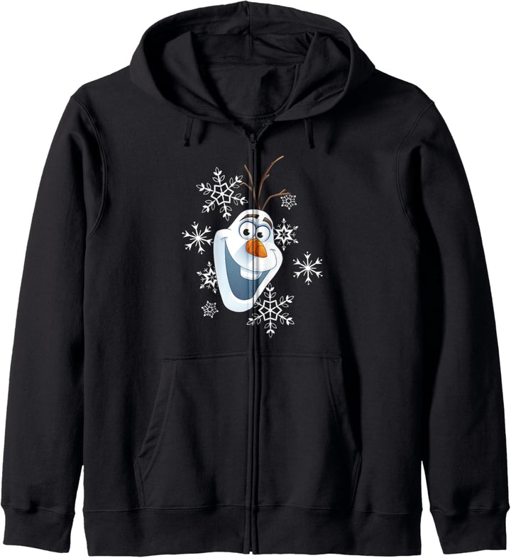 Disney Frozen Olaf Smile Snowflake Weihnachten Kapuzenjacke