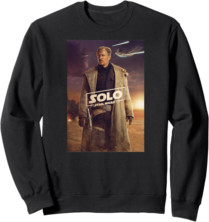 Star Wars Han Solo Beckett Sunset Movie Poster Sweatshirt