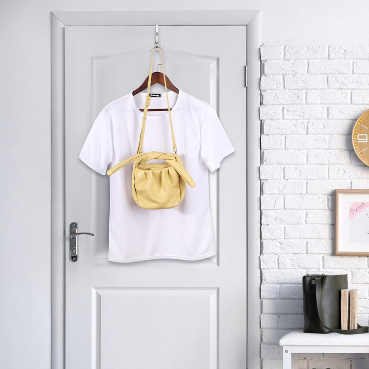 4 Stücke Über Tür Haken Kleiderbügel Multi Hängend Lager Organizer Kammerdiener Hooks für Mäntel Kle