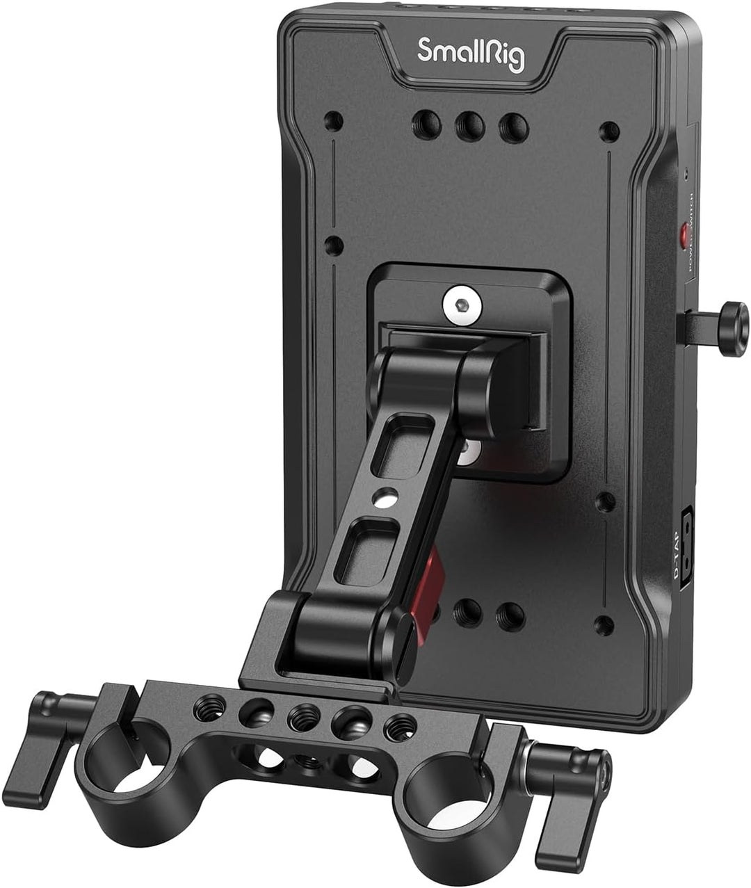 SMALLRIG V Mount Battery Adapter Plate, Adapterplatte Versorgungsverteiler mit 15mm Stangenklemme un