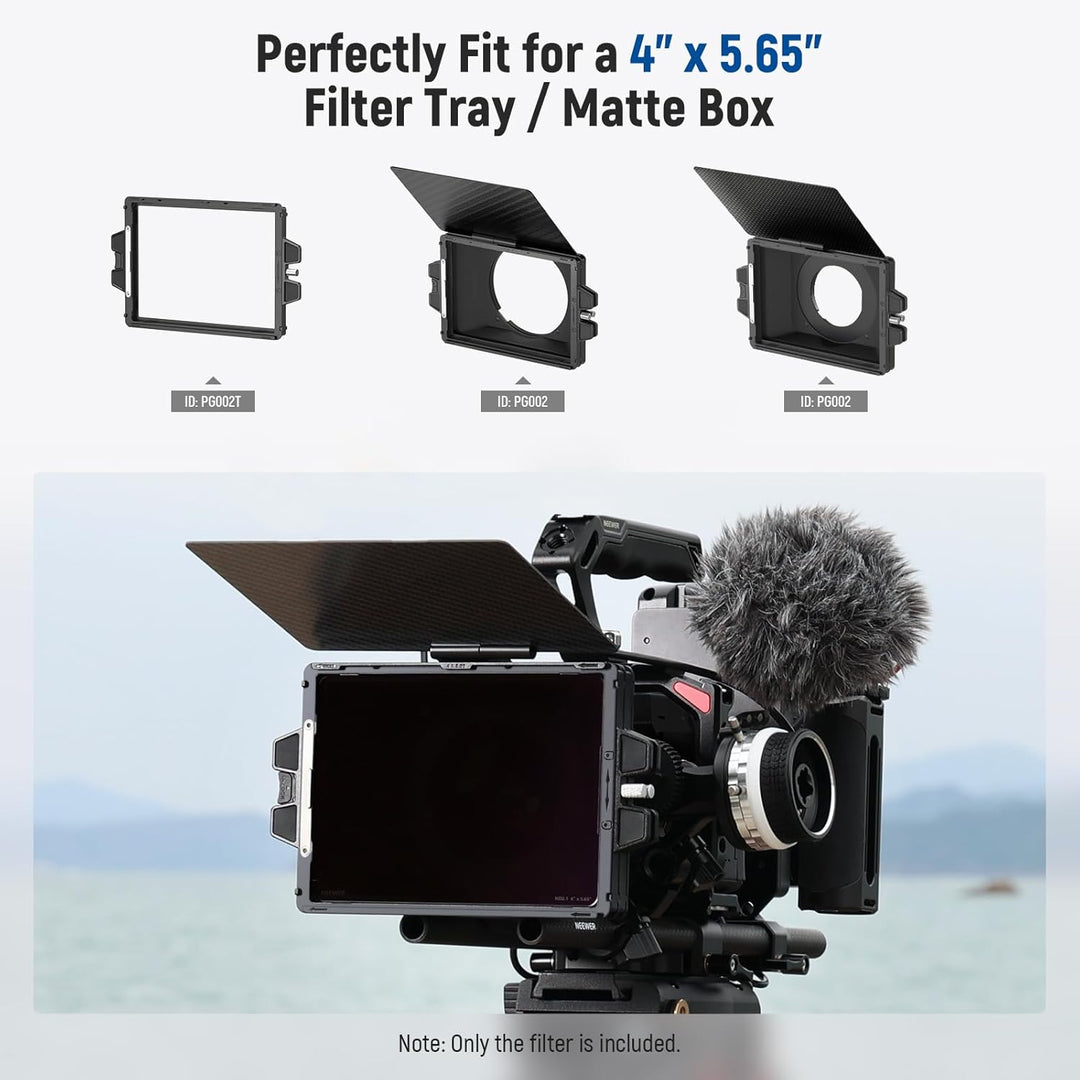 NEEWER ND2.1 (7 Stopps) quadratischer ND Filter, 4 x 5,65Zoll, doppelseitiger 30 Multi Nano beschich