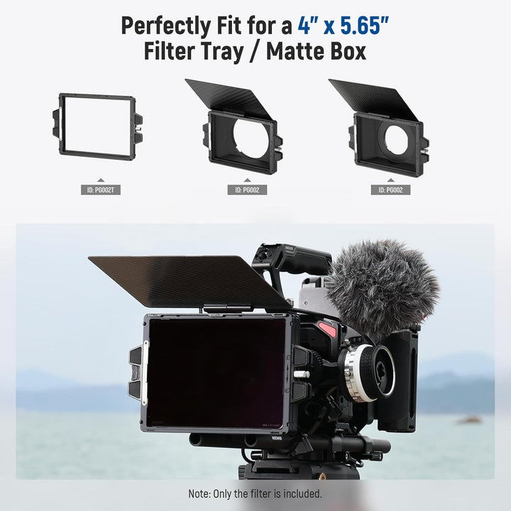 NEEWER ND2.1 (7 Stopps) quadratischer ND Filter, 4 x 5,65Zoll, doppelseitiger 30 Multi Nano beschich