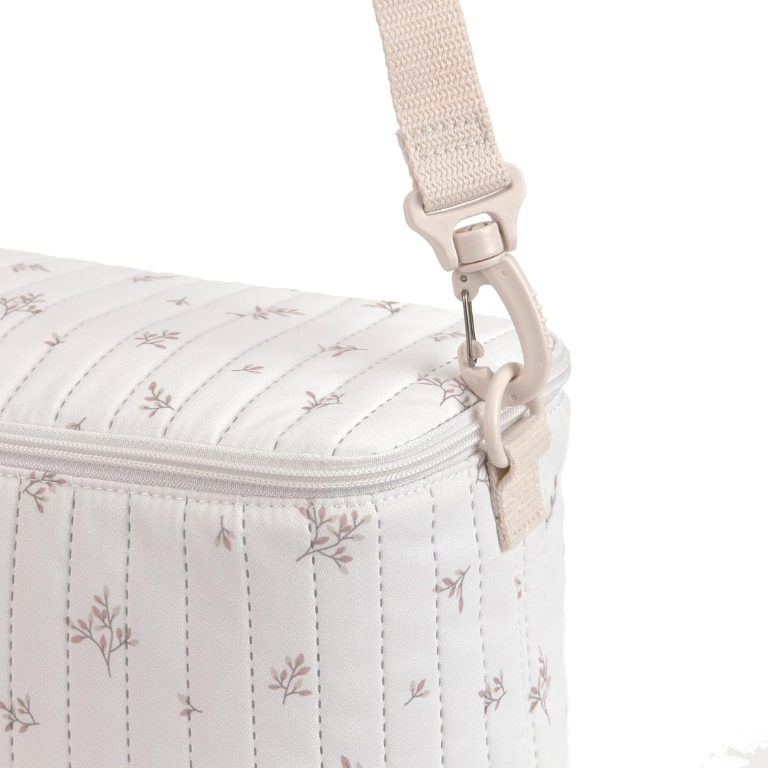 LÄSSIG Umhängetasche Enoa Buggy Organizer Miracle of Nature Leaves creme