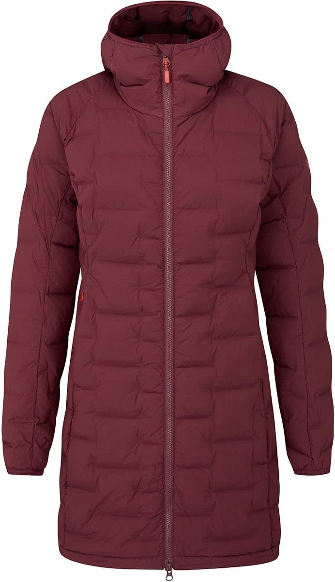 Rab Cubit Stretch-Daunenparka Damen rot