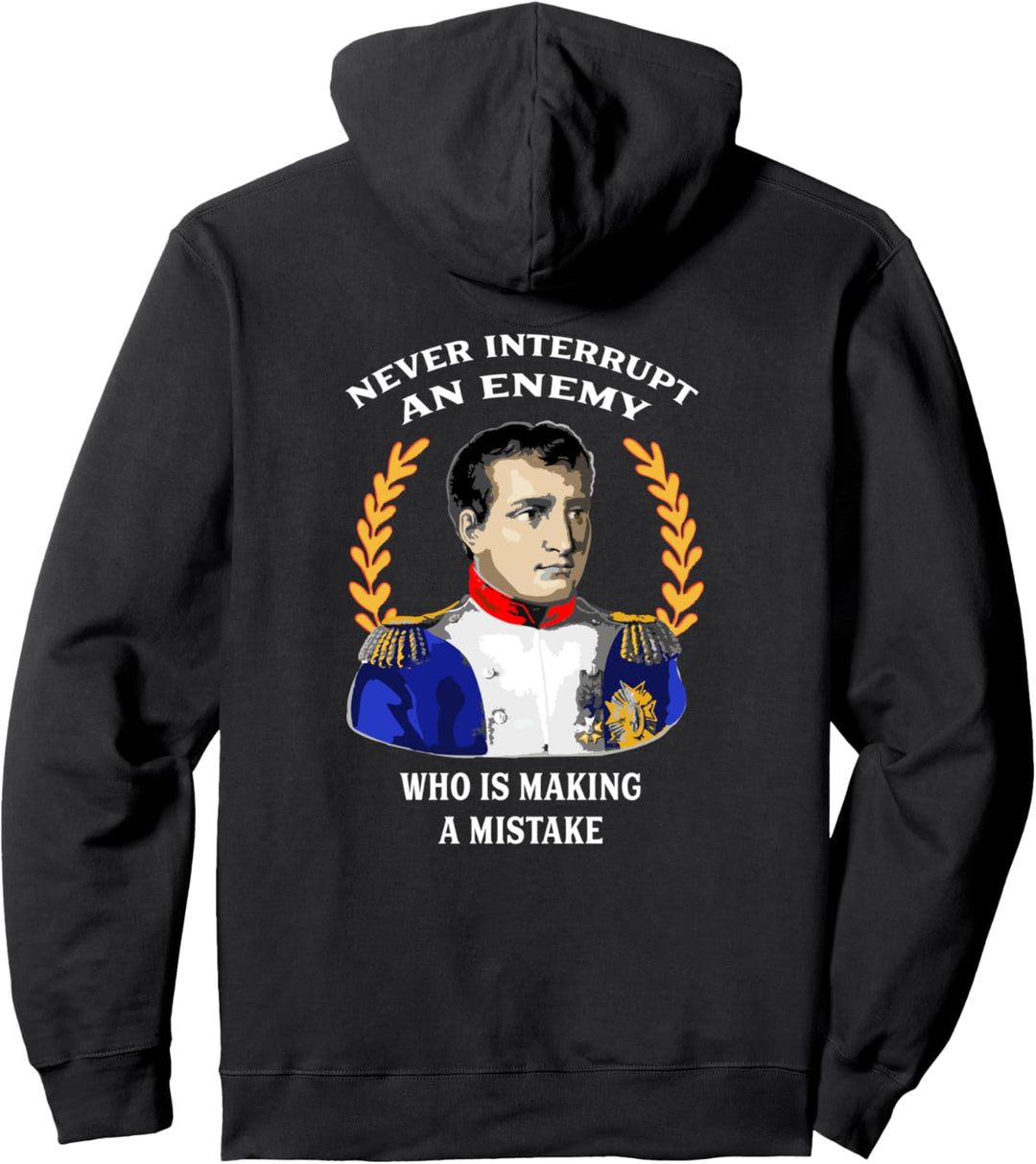 Weise Worte von Napoleon Bonaparte Pullover Hoodie