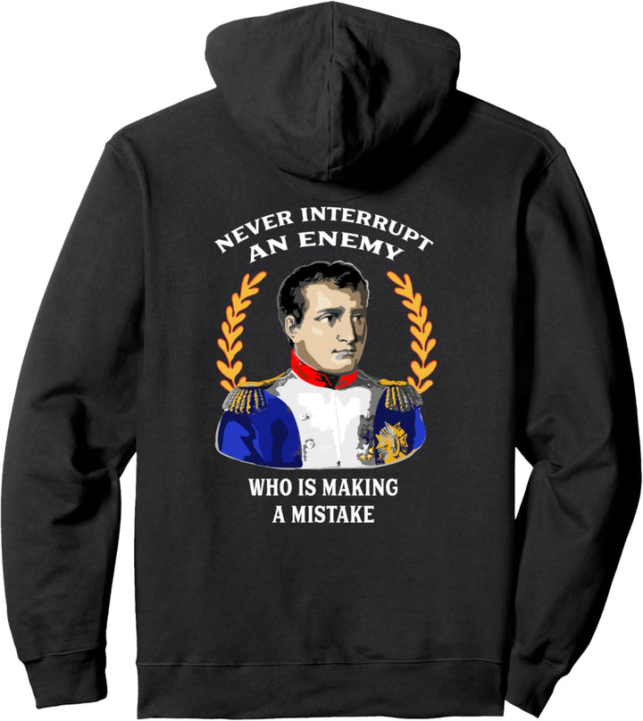 Weise Worte von Napoleon Bonaparte Pullover Hoodie