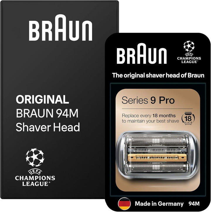 Braun Series 9 Pro Scherkopf, Elektrorasierer Ersatzscherteil für Rasierer Herren, kompatibel mit Ra