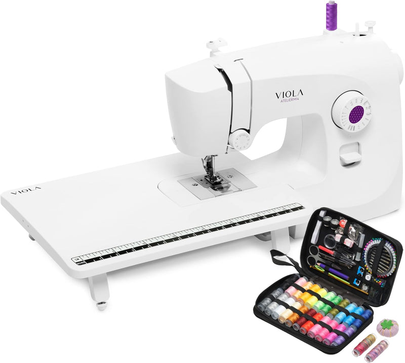 VIOLA Atelier M14 Nähmaschine mit Verlängerungstisch und Nähzubehör im Lieferumfang enthalten M14 PR