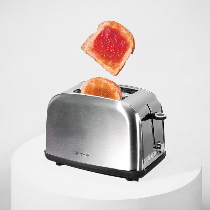 Cecotec Vertikaler Toaster 2 Kurzschlitze Toastin&
