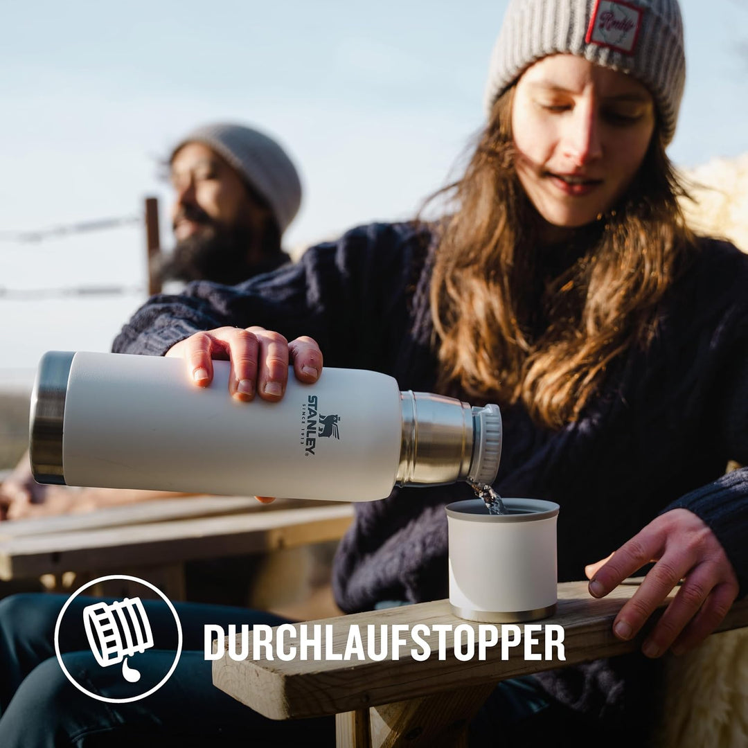 Stanley Adventure To-Go Thermosflasche 1.0L - 25 Stunden Heiss - 27 Stunden Kalt - Auslaufsicher - I