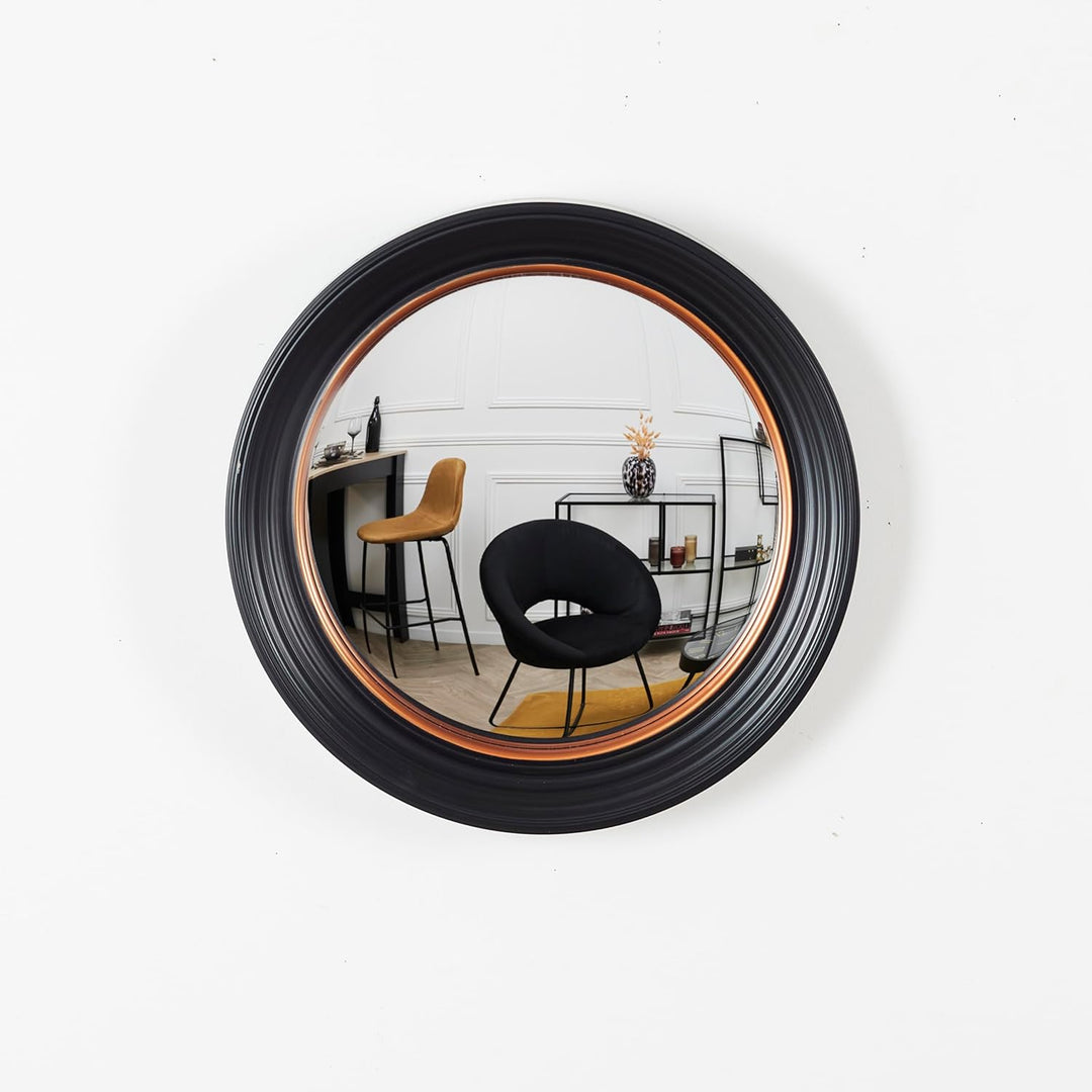 Home Deco Factory. HD0112. Runder Konvexspiegel 405 cm. Elegante Wanddekoration. Vergrösserungseffek